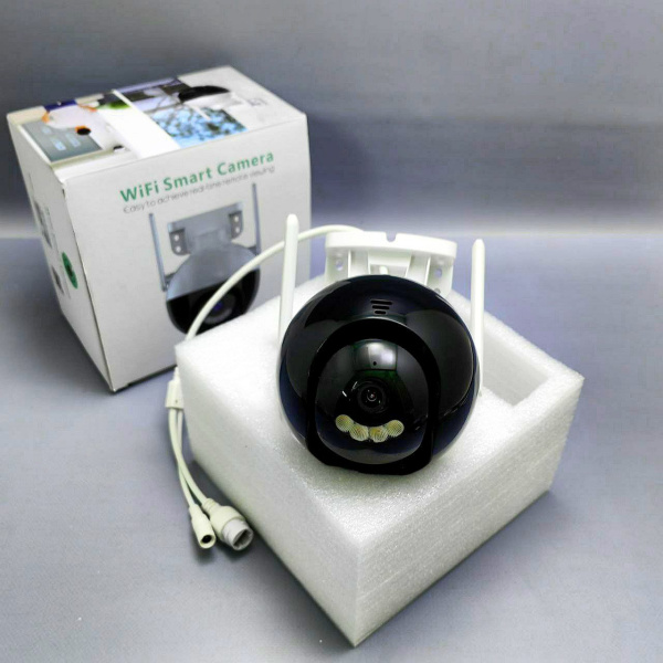 Уличная камера видео наблюдения Wi FI IP Smart Camera XYZ-Q18, 4 MP, 4 х-ZOOM (датчик движения, режимы день/ночь, удаленное управление)